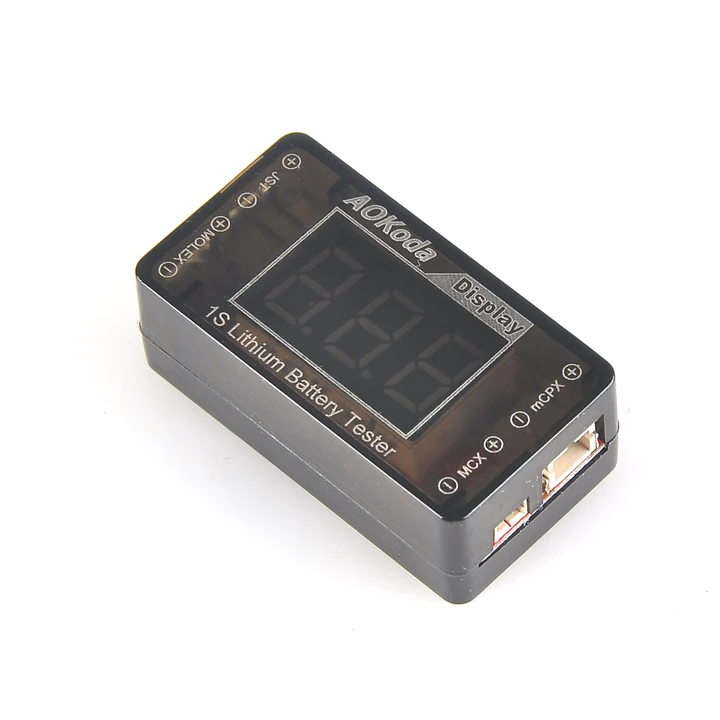Battery Voltage Checker (JST-PH & Molex connector type)